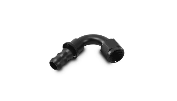 Vibrant Performance - 22208 - Push-On 120 Degree Hose End Elbow Fitting; Size: -8AN