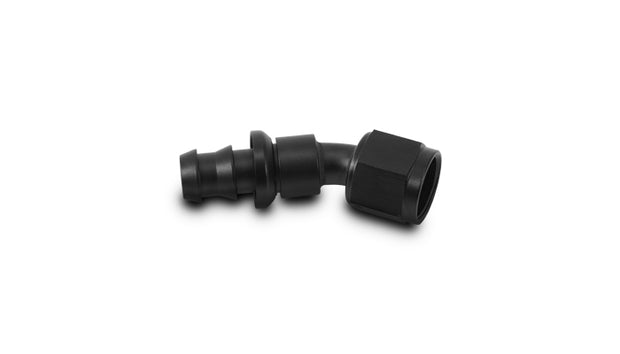 Vibrant Performance - 22306 - Push-On 30 Degree Hose End Elbow Fitting; Size: -6AN