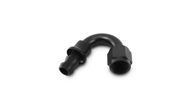 Vibrant Performance - 22508 - Push-On 150 Degree Hose End Elbow Fitting; Size: -8AN