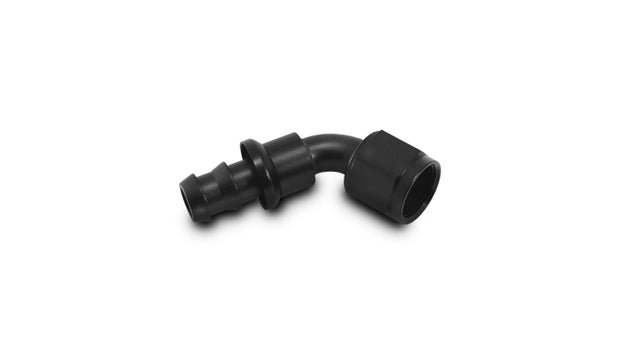 Vibrant Performance - 22612 - Push-On 60 Degree Hose End Elbow Fitting; Size: -12AN
