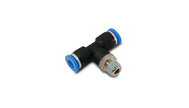 Vibrant Performance - 22632 - Male Tee Fitting  Tube O.D. Size: 1/4 In.; Male Thread Size: 1/8 In. NPT