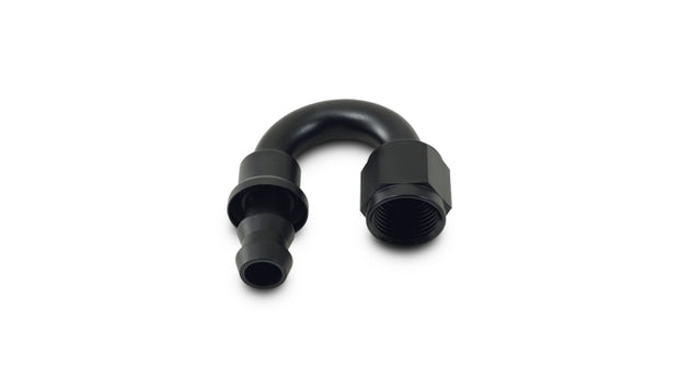 Vibrant Performance - 22810 - Push-On 180 Degree Hose End Elbow Fitting; Hose Size: -10AN