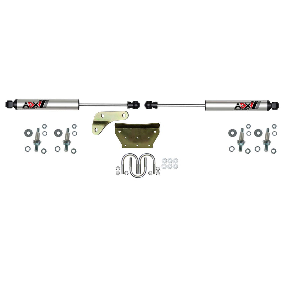 ADX 2.0 CNC Machined Polished Aluminum Dual Stabilizer Kit.