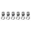 1998.5-2002 5.9L Cummins 24V 6BT Standard Bore Coated & Chamfered X-Series Pistons