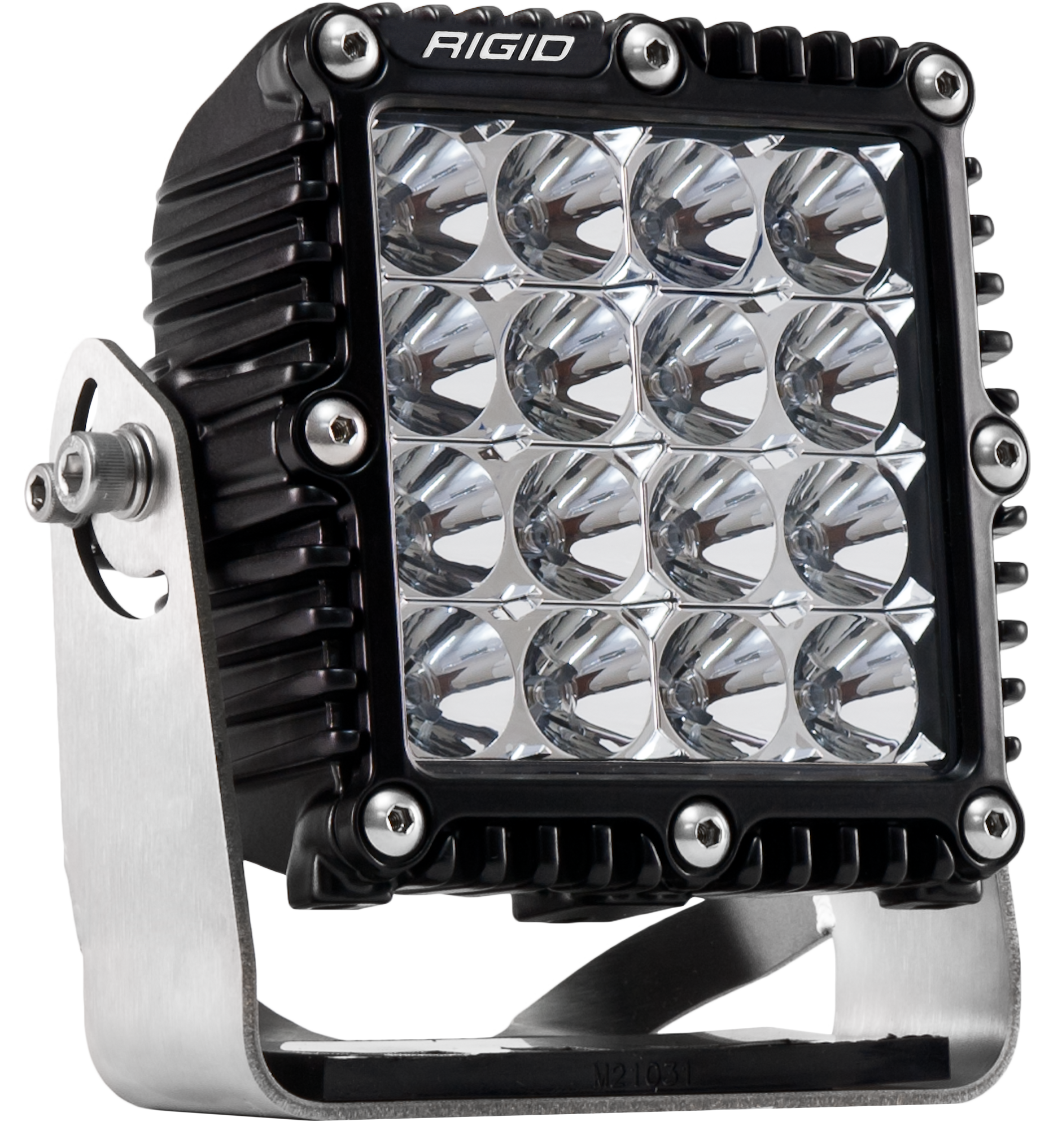 RIGID Q-Series PRO LED Light Flood Optic Black Housing Single