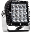 RIGID Q-Series PRO LED Light Flood Optic Black Housing Single
