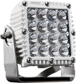 RIGID Q-Series PRO LED Light Flood Optic White Housing Single