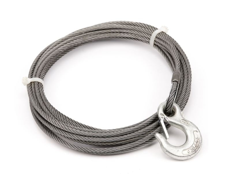 Replacement Steel Winch Rope - 1/4 In X 50 Ft  EIPS