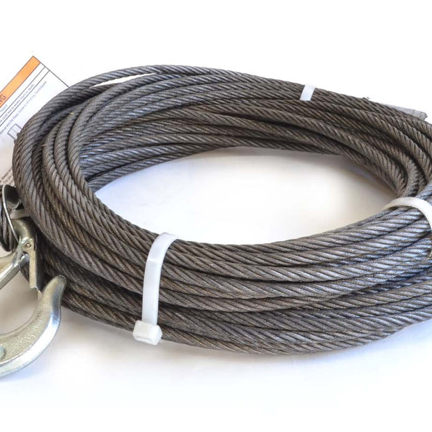 Replacement Steel Winch Rope - 1/4 In X 100 Ft  Galvanized