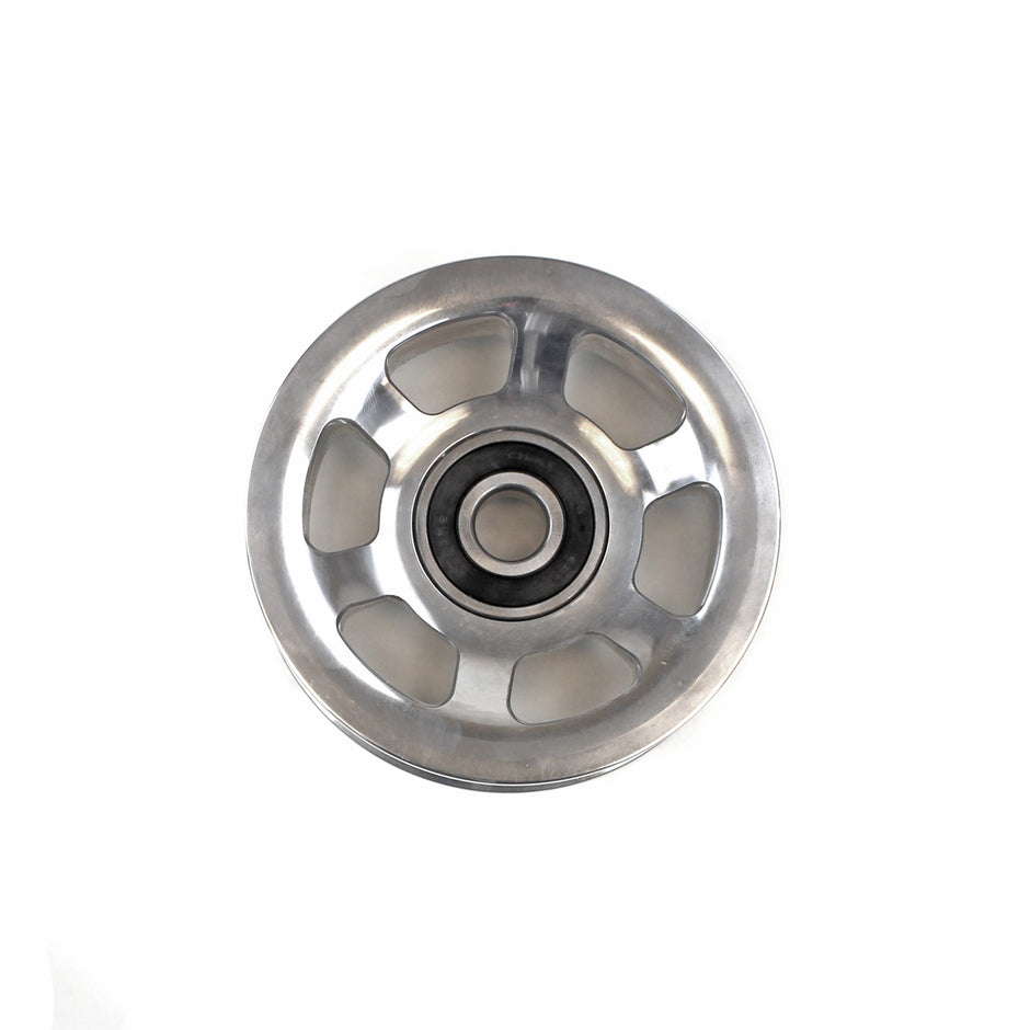 Common Rail Cummins Billet Idler Pulley-4.5" Clear Anodized