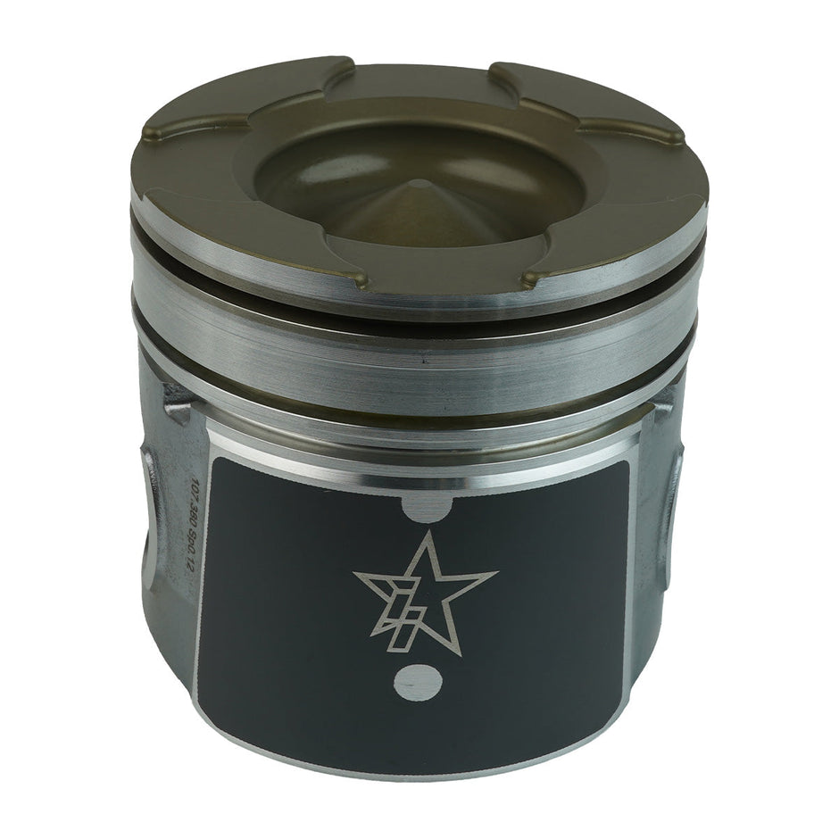 2007.5-2018 6.7L Cummins 24V ISB .040 Over Flycut  Coated & Chamfered X-Series Pistons