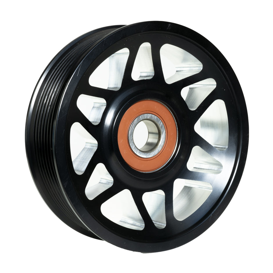 Common Rail Cummins Billet Idler Pulley-4.5" Black Anodized