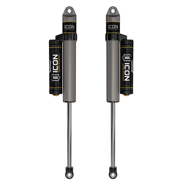 ICON 1999-2025 Ford F-250/F-350 Super Duty 3-6” Lift Rear V.S. 2.5 Aluminum Series Shock Absorbers Piggyback Reservoir Pair