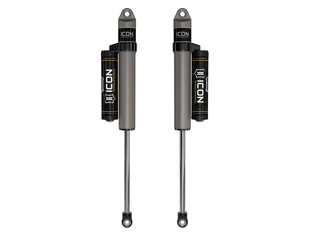 ICON 1999-2025 Ford F-250/F-350/F-450 Super Duty 0-3” Lift Rear V.S. 2.5 Aluminum Series Shocks Piggyback Reservoir Pair