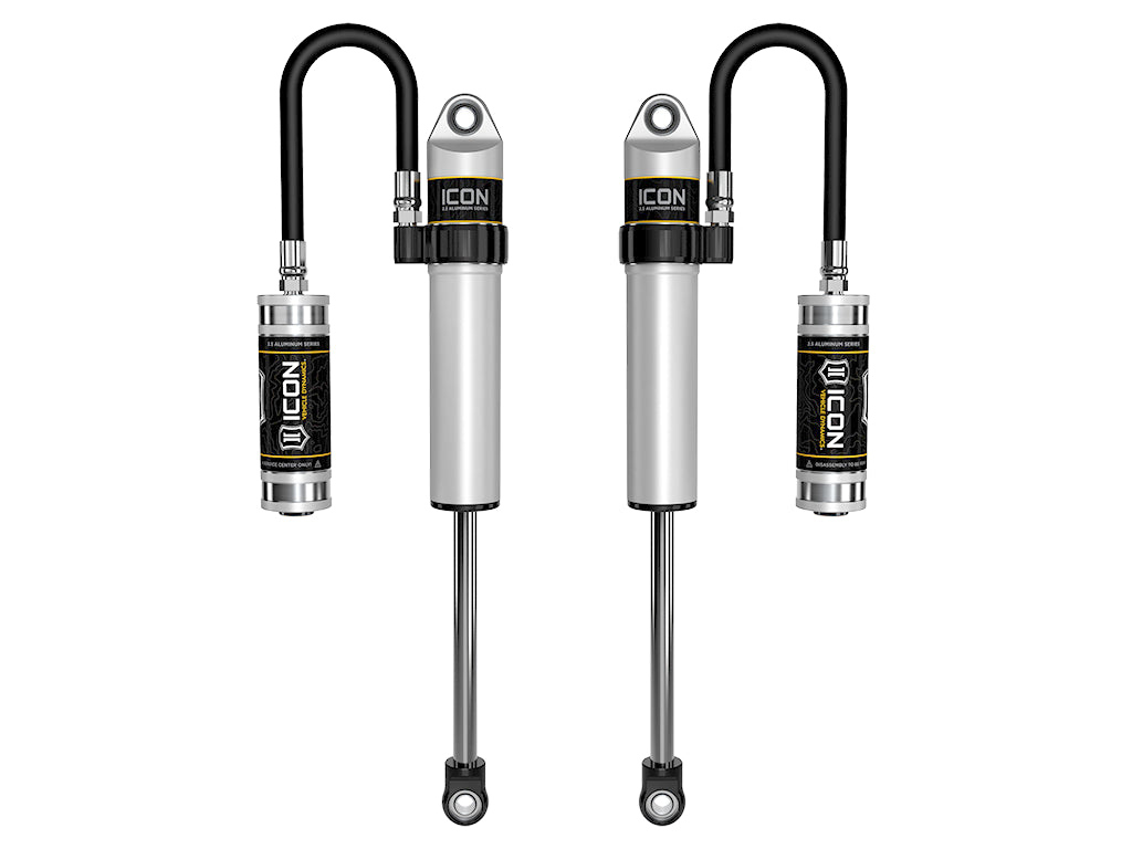 ICON 2005-2023 Toyota Tacoma/2003-2024 Toyota 4Runner/2007-2014 Toyota FJ Cruiser/2003-2009 Lexus GX470 Front 2.5 VS Remote Reservoir S2 Secondary Shocks Pair