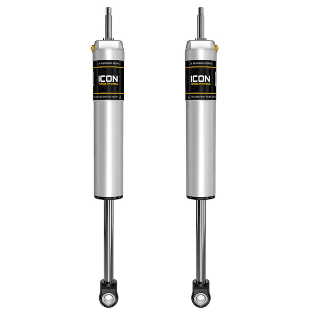 ICON 2005-2022 Ford F-250/F-350 Super Duty 4WD 4.5” Lift Front V.S. 2.5 Aluminum Series Shocks Internal Reservoir Pair