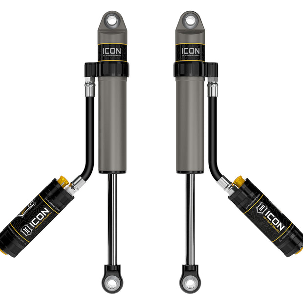 ICON 1997-2023 Nissan Patrol Y61 2" Lift Rear V.S. 2.5 Aluminum Series Shock Absorbers Remote Reservoir W/ CDCV Pair