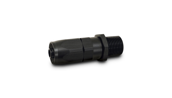 Vibrant Performance - 26007 - Male Straight Hose End Fitting; Size: -10AN; Pipe Thread 1/2 In. NPT