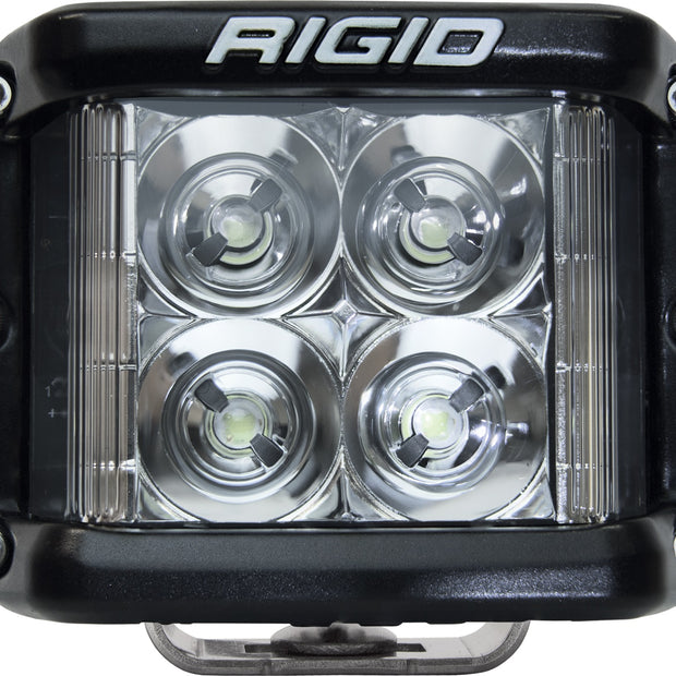 RIGID D-SS PRO Side Shooter Flood Optic Surface Mount Black Housing Single