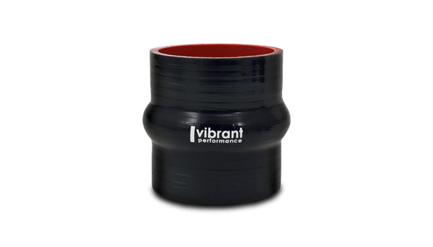 Vibrant Performance - 2736 - Hump Hose Coupler  4.00 In. I.D. X 3.00 In. Long - Black