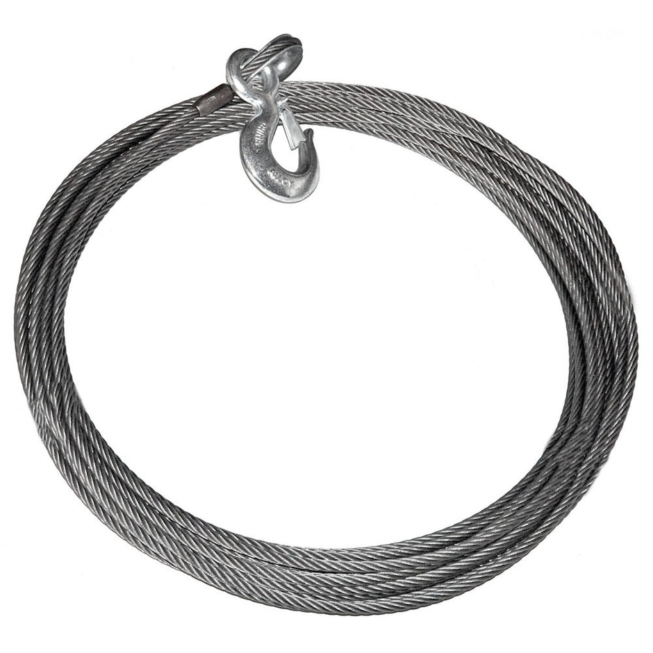 Replacement Steel Winch Rope - 3/8 In X 98.4 Ft (30 M)  EIPS