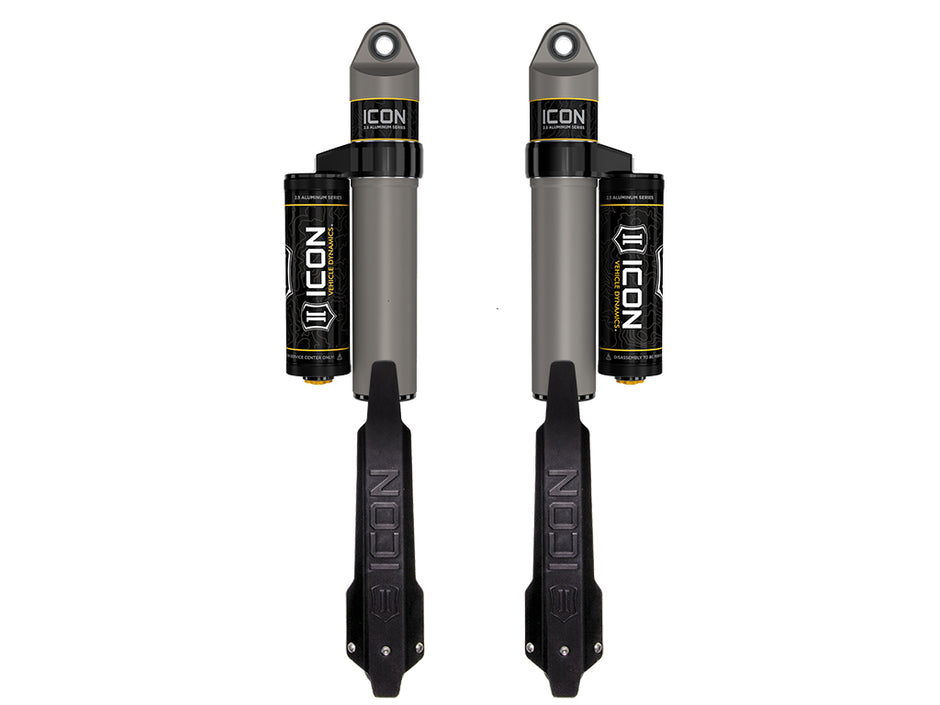 ICON 2020-2023 Jeep Gladiator 1.5" Lift Rear V.S. 2.5 Aluminum Series Shock Absorbers Piggyback Reservoir Pair