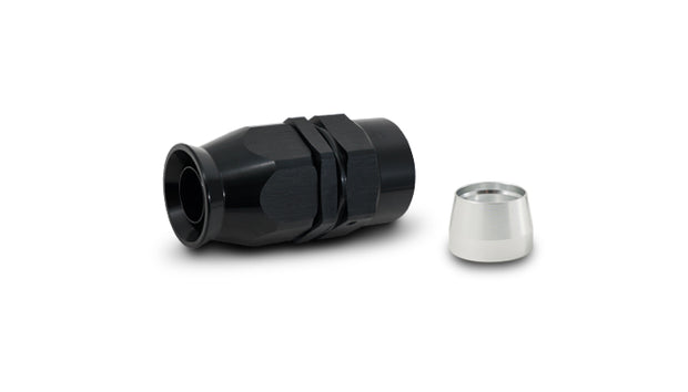 Vibrant Performance - 28006 - Straight High Flow Hose End Fitting For PTFE Lined Flex Hose  -6AN
