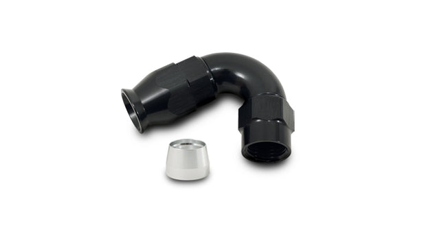 Vibrant Performance - 28210 - 120 Degree High Flow Hose End Fitting For PTFE Lined Hose  -10AN