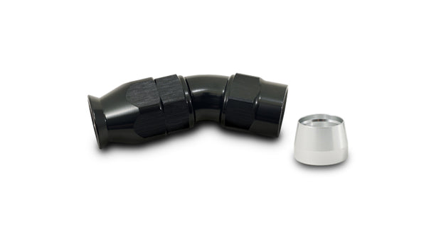 Vibrant Performance - 28308 - 30 Degree High Flow Hose End Fitting For PTFE Lined Hose  -8AN