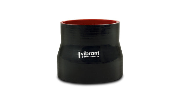 Vibrant Performance - 2833 - Reducer Coupler  6.00 In. I.D. X 5.00 In. I.D. X 3.50 In. Long - Black