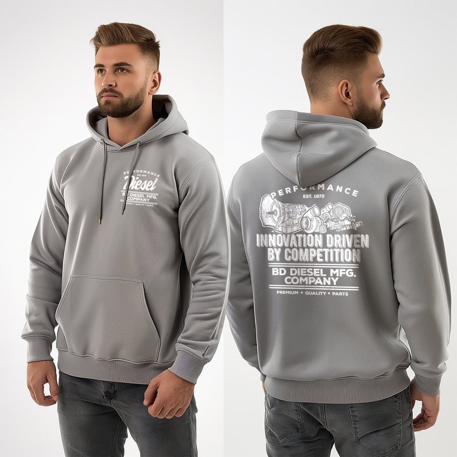 BD Diesel BD GREY PULLOVER HOODIE - 2870141