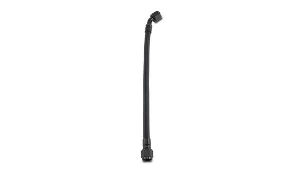 Vibrant Performance - 29042- PTFE Flex Hose Assembly  AN Hose Size: -8  Hose Length: 24 In  Hose End Style: Straight / 45 Degrees