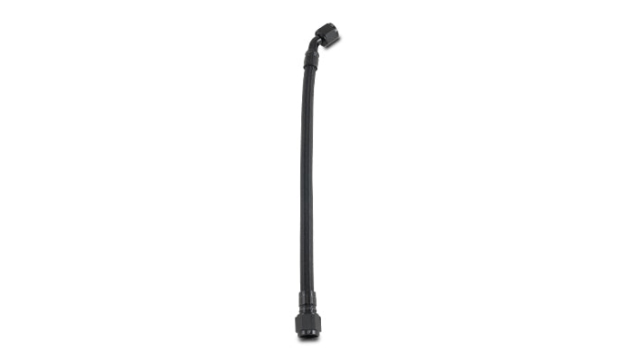 Vibrant Performance - 29043- PTFE Flex Hose Assembly  AN Hose Size: -8  Hose Length: 36 In  Hose End Style: Straight / 45 Degrees