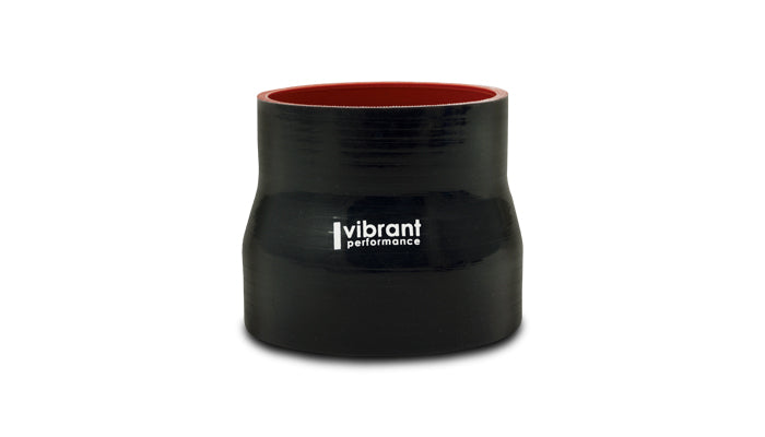 Vibrant Performance - 2923 - Reducer Coupler  1.75 In. I.D. X 1.25 In. I.D. X 3.00 In. Long - Black