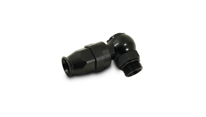 Vibrant Performance - 29923 - Banjo Hose End For PTFE Lined Flex Hose  Hose Size: -3 AN; Bolt Size: -3 ORB