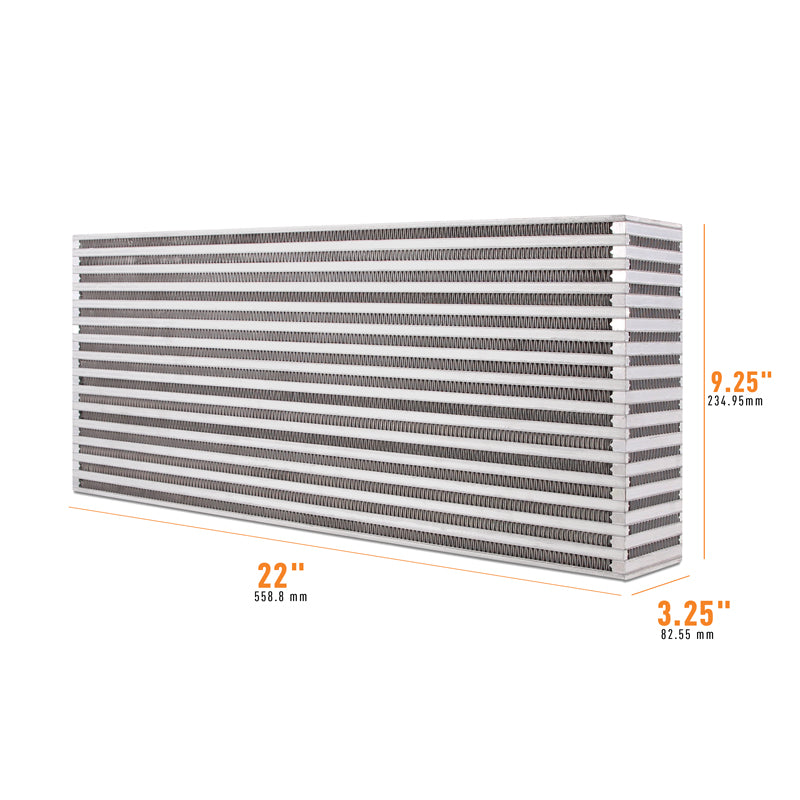 Mishimoto MMUIC-10 Universal Air-to-Air Race Intercooler Core 22 In X 9.25in X 3.25in