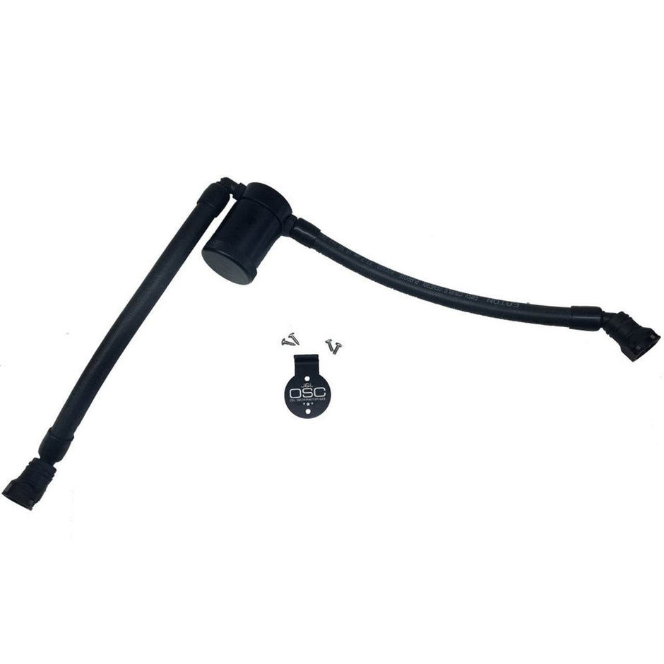J&L Oil Separator 3.0 Driver Side, Black Anodized - S&B