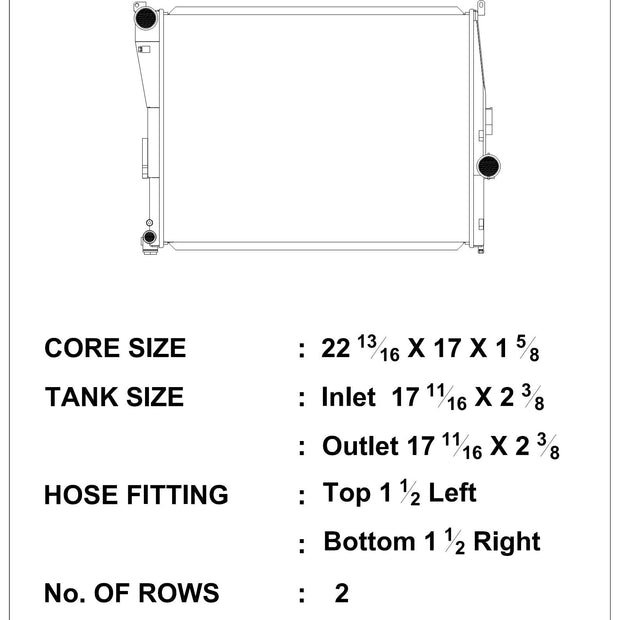 BMW E46 3-Series / 03-05 E85/E86 Z4 High-Performance All-Aluminum Radiator
