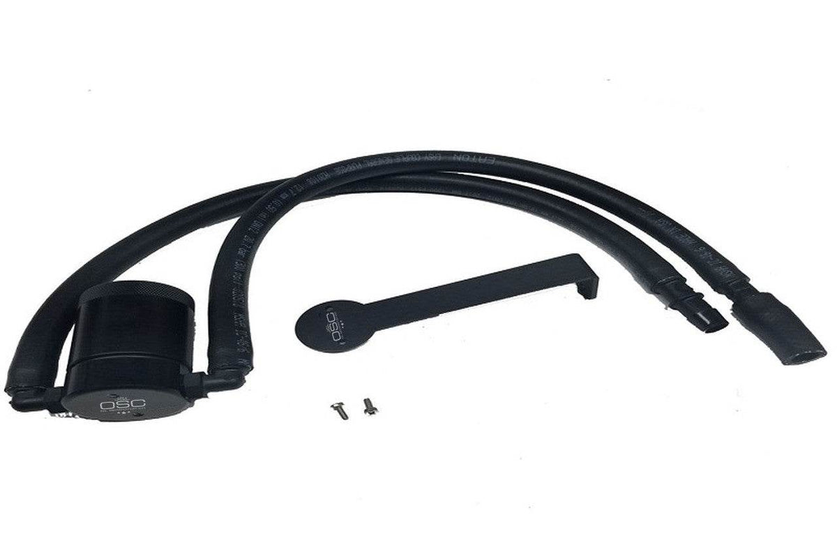 J&L Oil Separator 3.0 Driver Side, Black Anodized - S&B