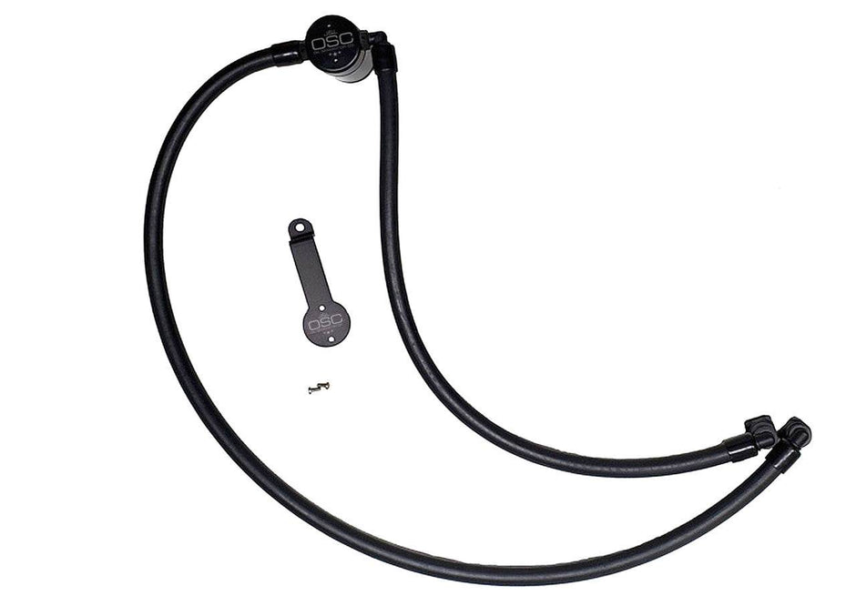 J&L Oil Separator 3.0 Driver Side, Black Anodized - S&B