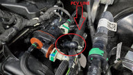 J&L Oil Separator 3.0 Driver Side, Black Anodized and PVC Line - S&B