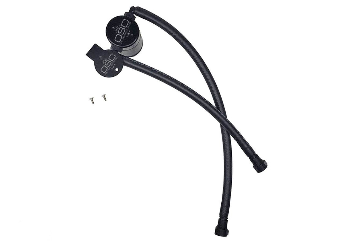 J&L Oil Separator 3.0 Driver Side, Black Anodized - S&B