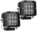RIGID D-XL PRO LED Light Driving Diffused Surface Mount Black Housing Pair