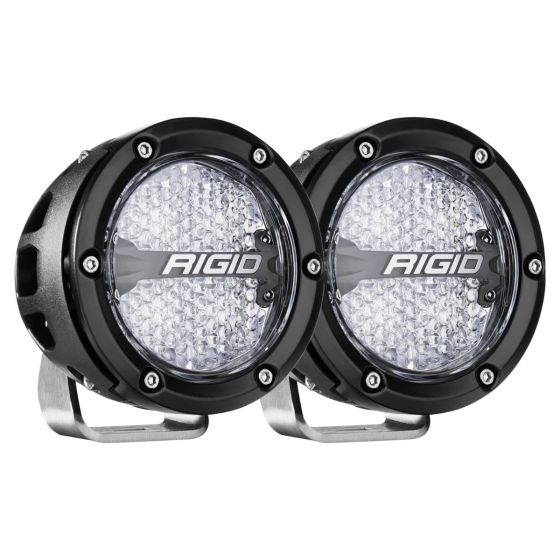 360-SERIES 4" OFF-ROAD LAMP  DIFFUSED BEAM  RGBW BACKLIGHT  SET/2