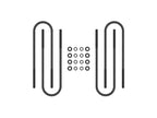 00-04 FSD FRONT SEMI ROUND U-BOLT KIT