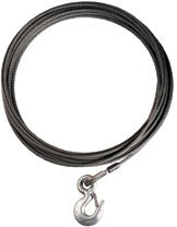 Replacement Steel Winch Rope - 5/16 In X 50 Ft  Galvanized