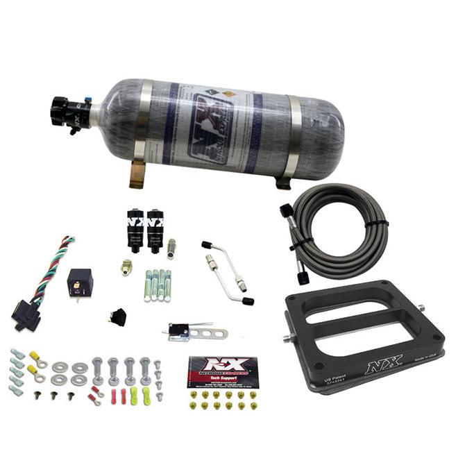 Nitrous Express - Dominator HITMAN PLUS (50-100-150-200HP) WITH COMPOSITE BOTTLE - 40071-12