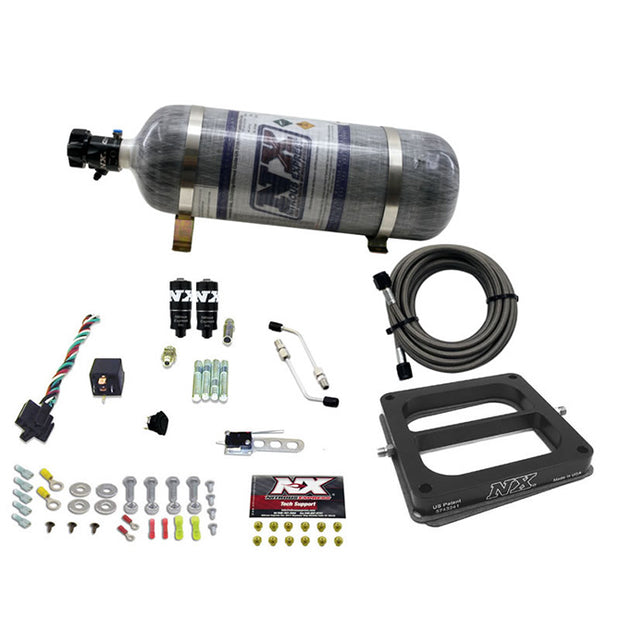 Nitrous Express - Dominator HITMAN PLUS (50-100-150-200HP) WITH COMPOSITE BOTTLE - 40071-12