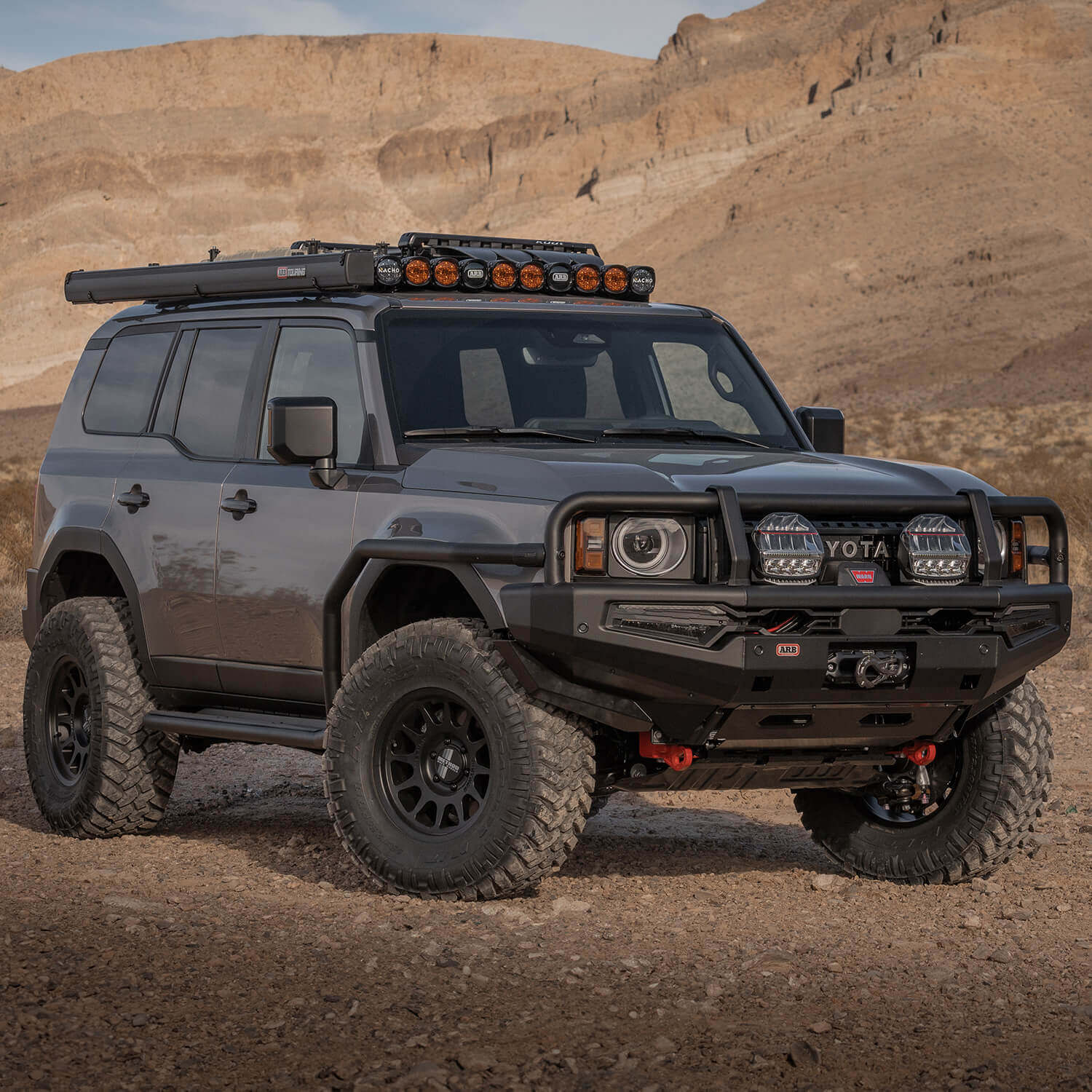 ARB - 4421175K1 - Summit Side Step And Rail Kit