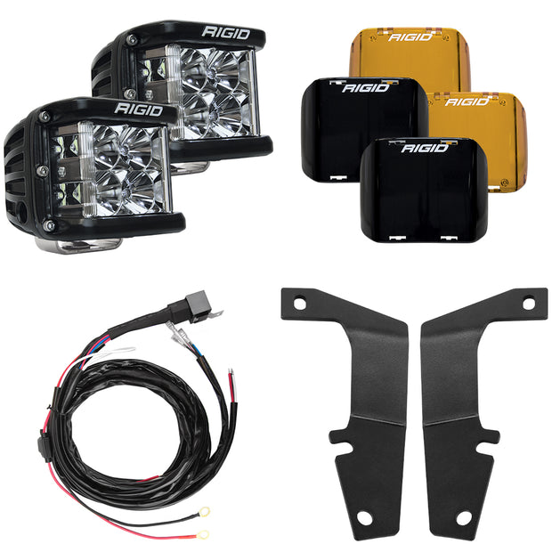 RIGID 2010-2020 Toyota 4Runner A-Pillar Light Kit Includes D-SS Flood